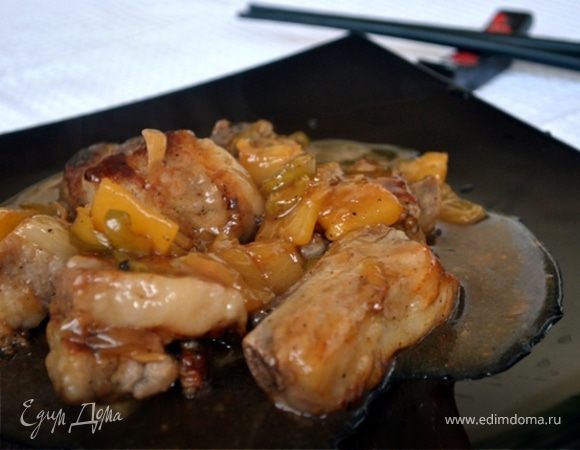 Кисло-сладкие свиные ребрышки по-китайски Кисло-сладкие свиные ребрышки по-китайски