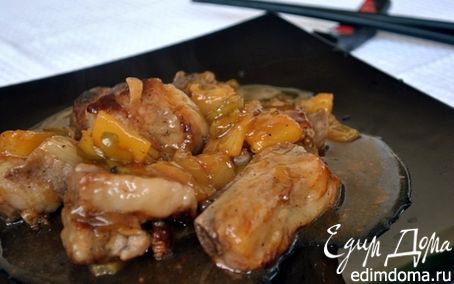 Рецепт Кисло-сладкие свиные ребрышки по-китайски