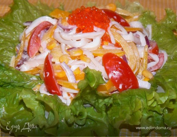 салат "для Снегурочки"