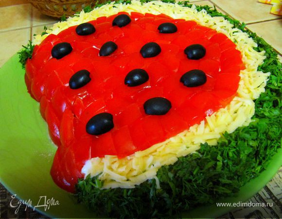 Салат "Арбузная долька"