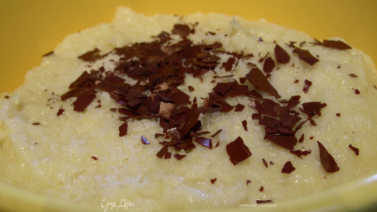 Кокосовая манная каша