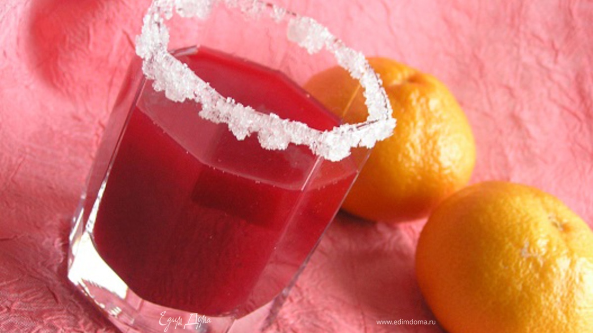 Клюквенно-мандариновый морс