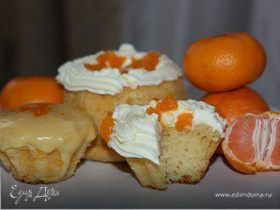 Творожно-мандариновые кексы. tescoma