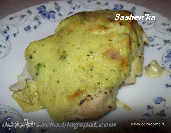 Треска под соусом Бешамель с брокколи