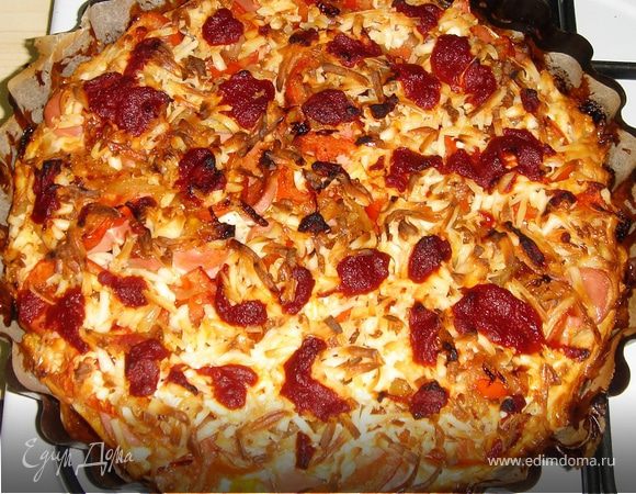 PIZZA ))) Домашняя и очень сочно-вкусная! PIZZA ))) Домашняя и очень сочно-вкусная!