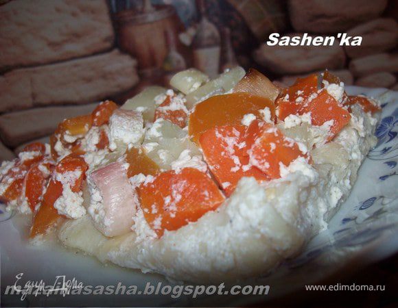 Треска запеченная по - французски