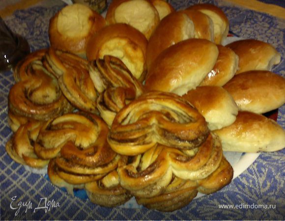 Сдобное дрожжевое опарное тесто