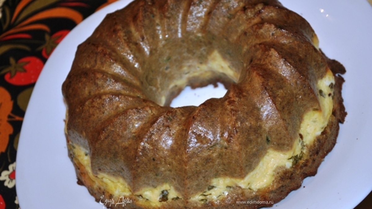 Печеночно-сырный кекс