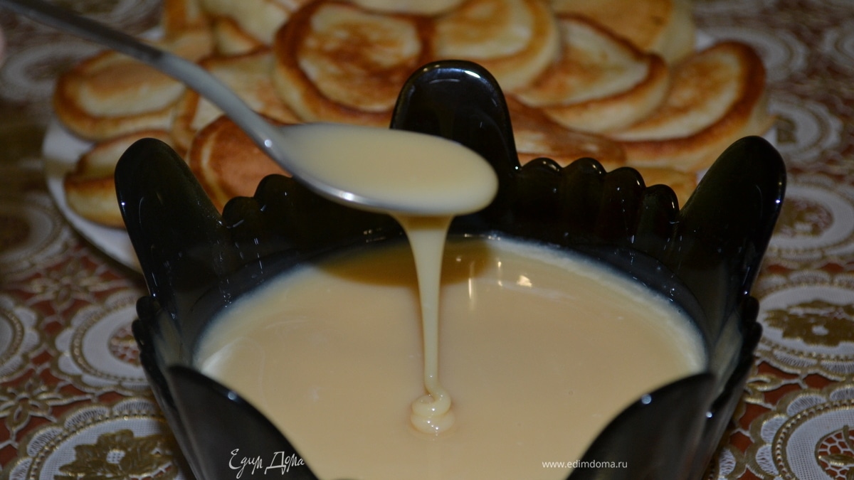 Ванильное домашнее сгущенное молоко