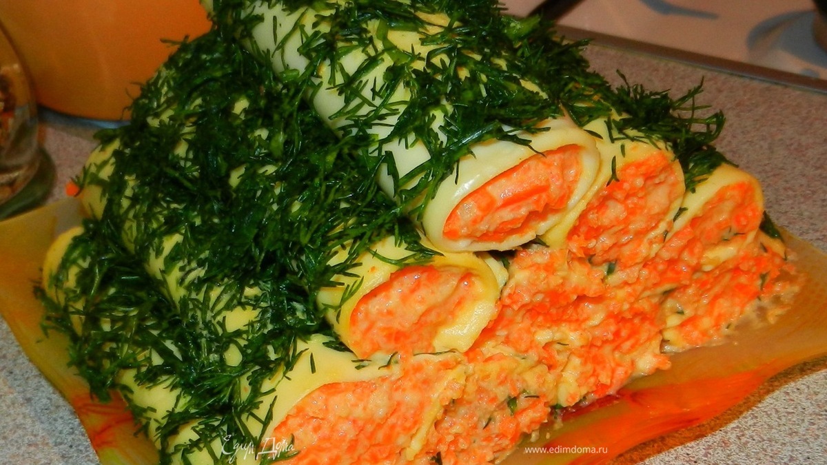 Сырные трубочки с острым кремом