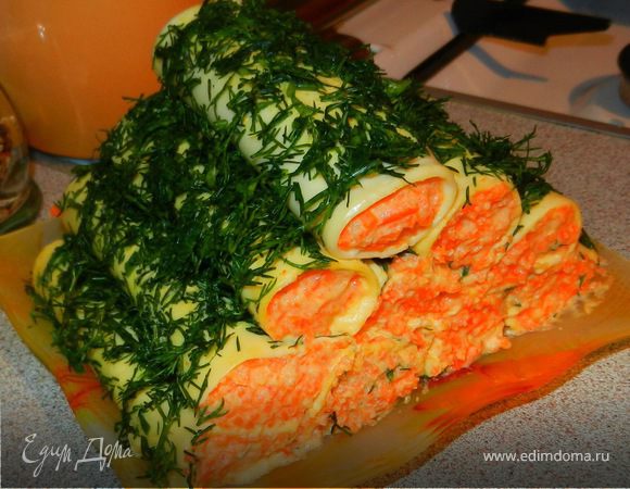 Сырные трубочки с острым кремом Сырные трубочки с острым кремом