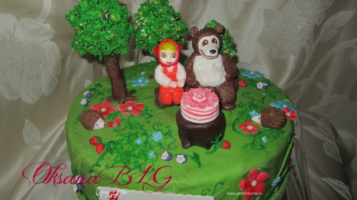 Торт "Маша и Медведь"
