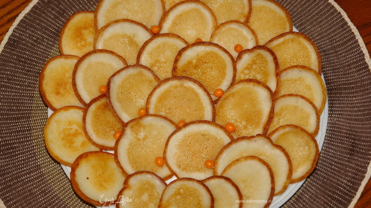 Мини-оладушки с хрустящим ободком