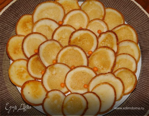 Мини-оладушки с хрустящим ободком Мини-оладушки с хрустящим ободком