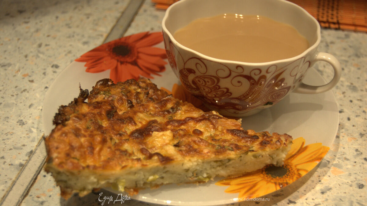 Творожно- сырный пирог "Мужская рука"