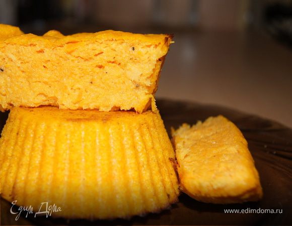 Кукурузные кексы с тыквой и имбирем Кукурузные кексы с тыквой и имбирем