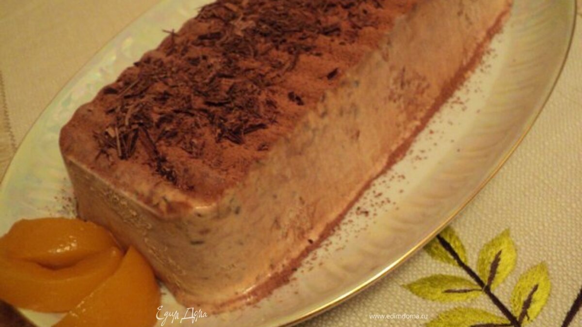 Шоколадно-миндальный семифредо