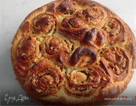 пирог "букет роз" 