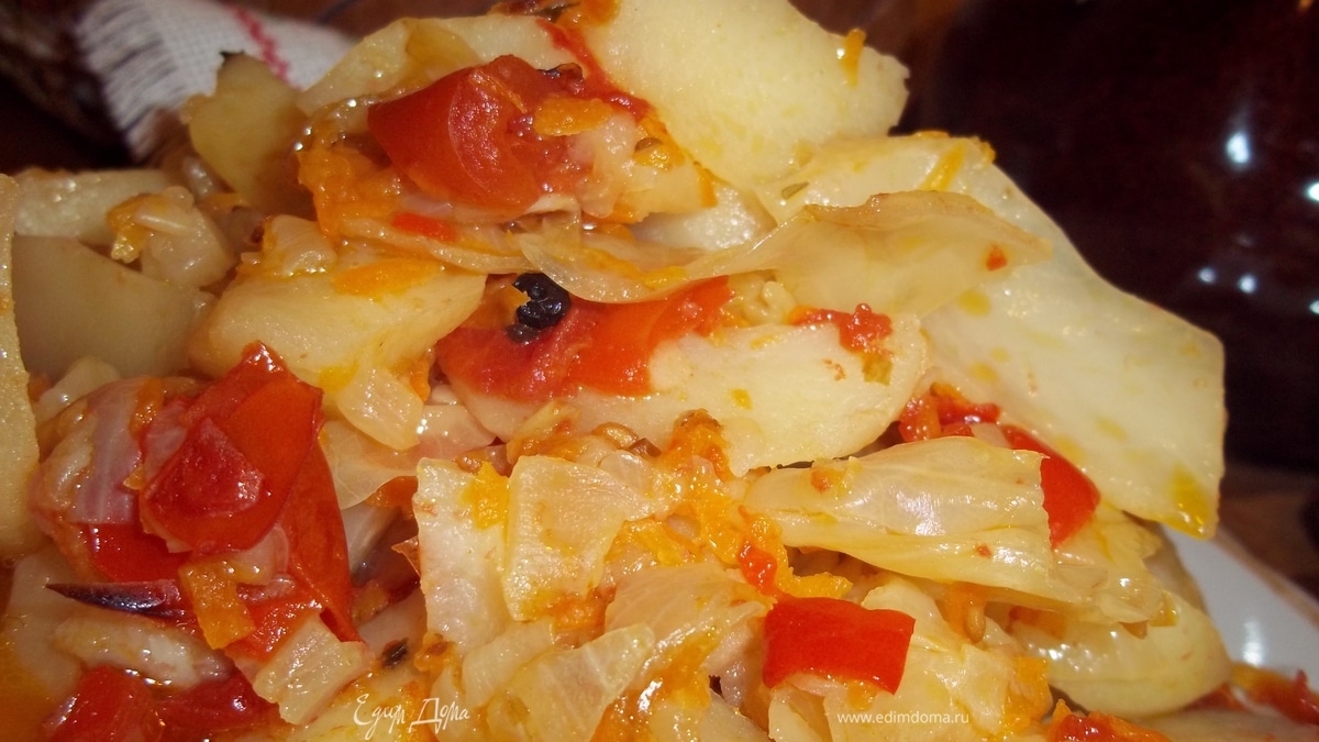 Овощи в горшочке (для постящихся)