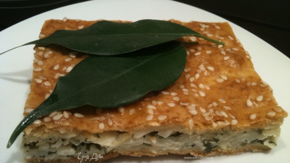 Очень быстрый сырный пирог