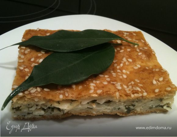 Очень быстрый сырный пирог Очень быстрый сырный пирог