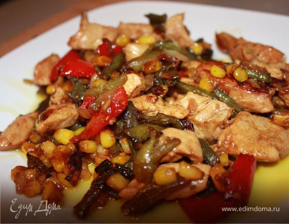 Курица по-мексикански Курица по-мексикански