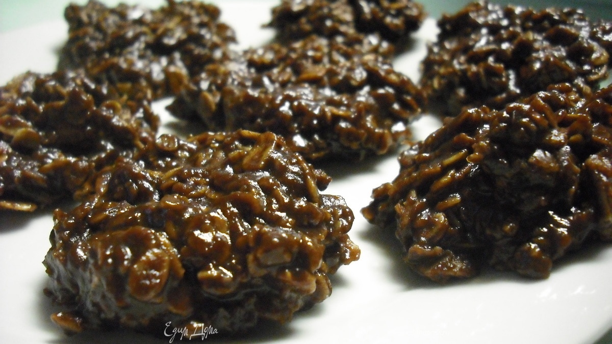 Американские арахисовые холодные печеньки 