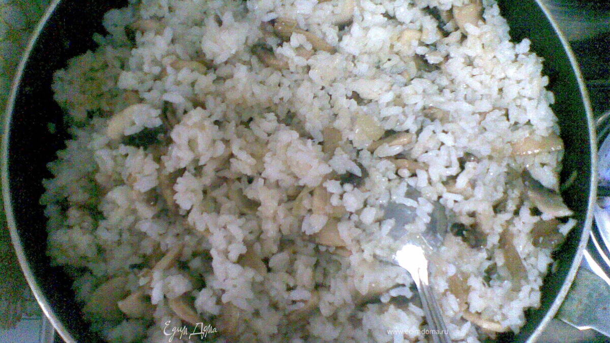 Рис с грибами