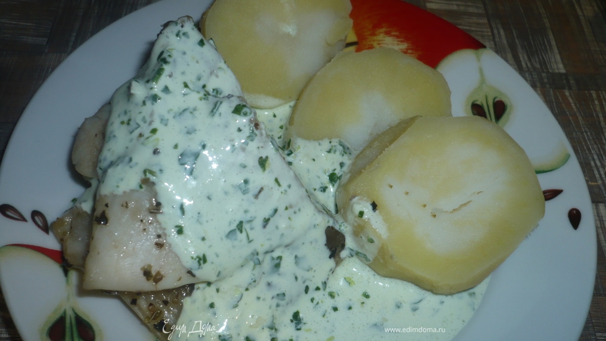 Солнечник в сметанно-чесночном соусе