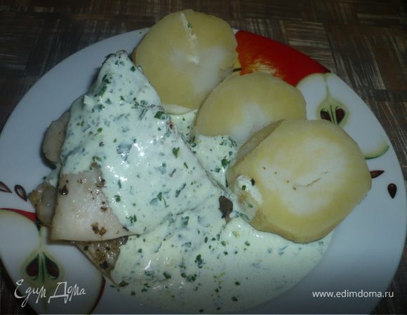 Солнечник в сметанно-чесночном соусе