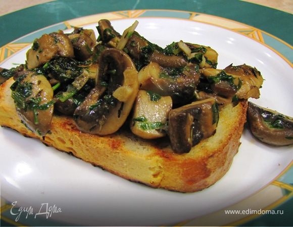 Брускета с грибами... из леса с Джейми Оливером