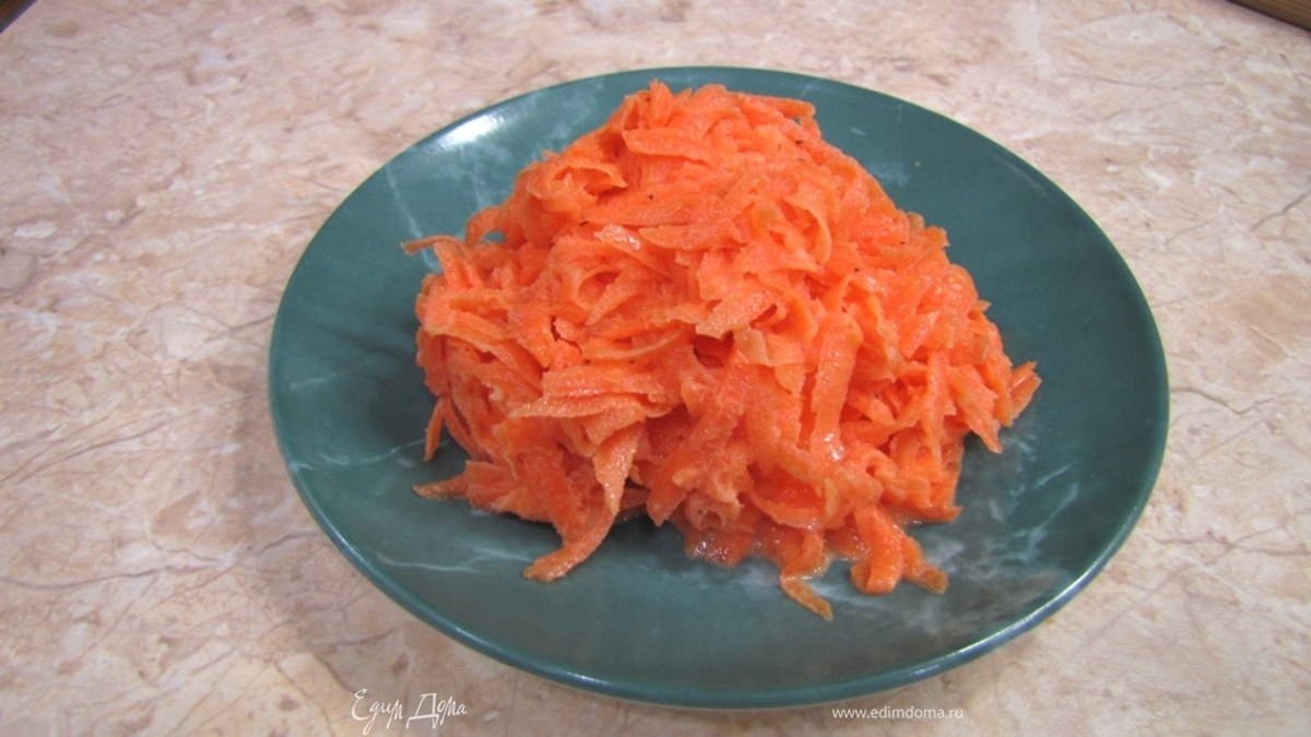 Салат из тертой моркови