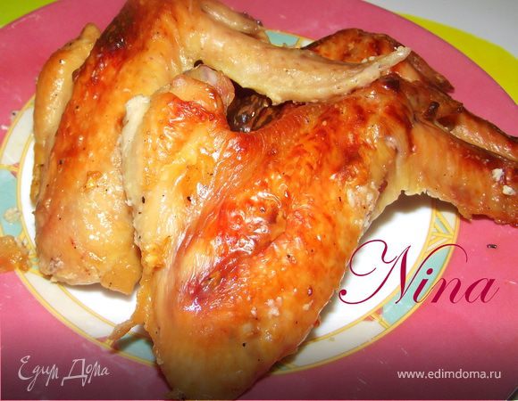 Куриные крылышки в сырном маринаде