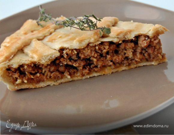 Пирог куриный с травами