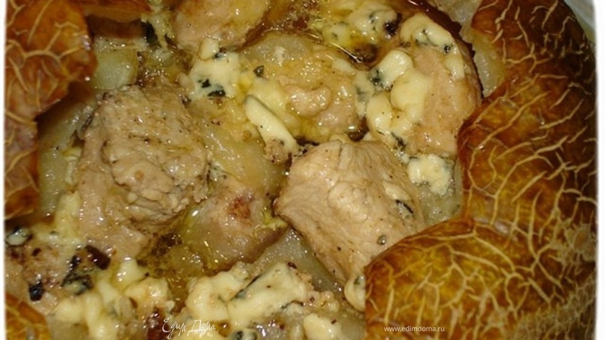 Куриное филе в дыне