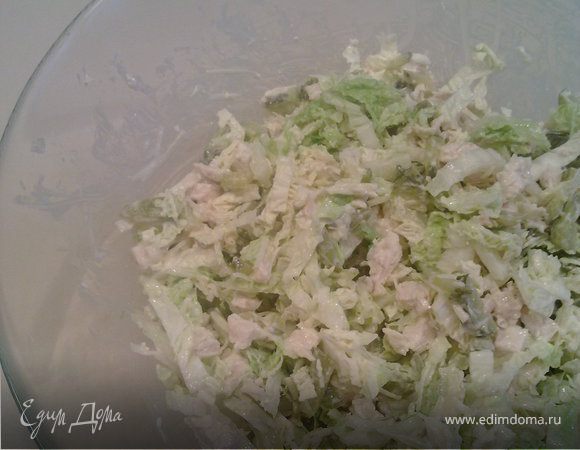 Салатик с курочкой и огурчиками Салатик с курочкой и огурчиками