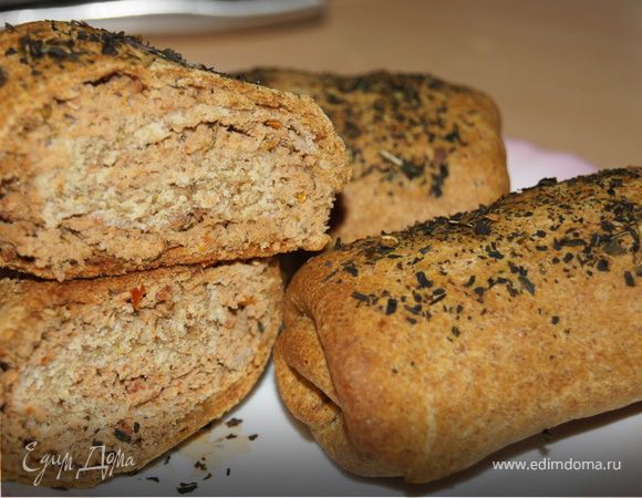 Пирожки-завитушки с мясом и вялеными томатами Пирожки-завитушки с мясом и вялеными томатами