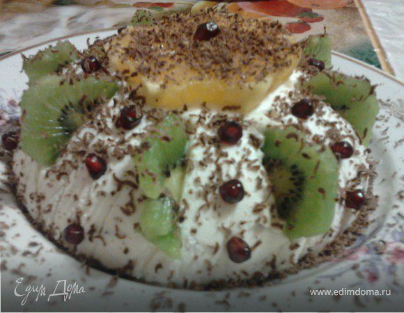 Творожный десерт с фруктами Творожный десерт с фруктами