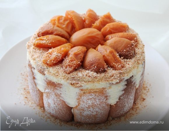 Шарлотка с английским ванильным кремом Шарлотка с английским ванильным кремом