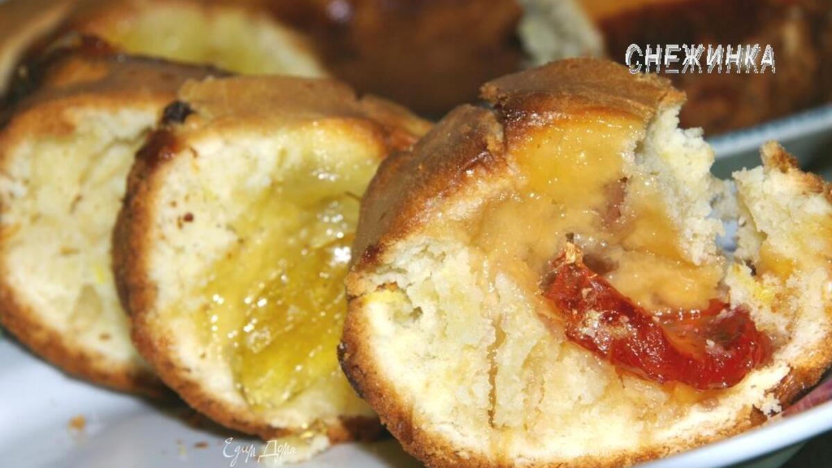 Кекс с мармеладом «Цитрусовые дольки»