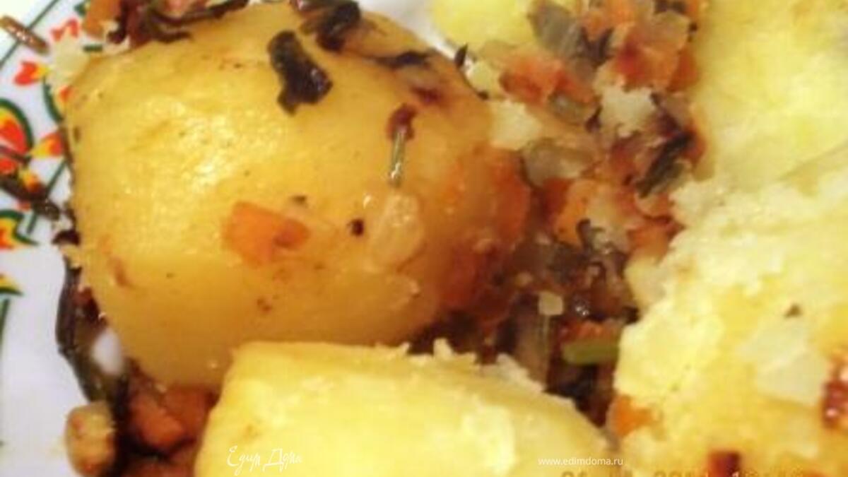Картошка с луком и морковью