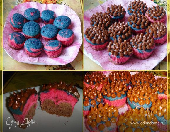 Маффины "РАДУЖНЫЕ" 