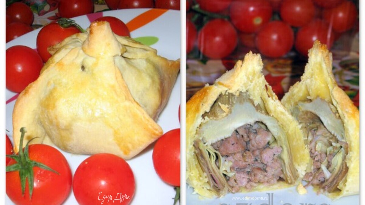 Фаршированные артишоки в тесте