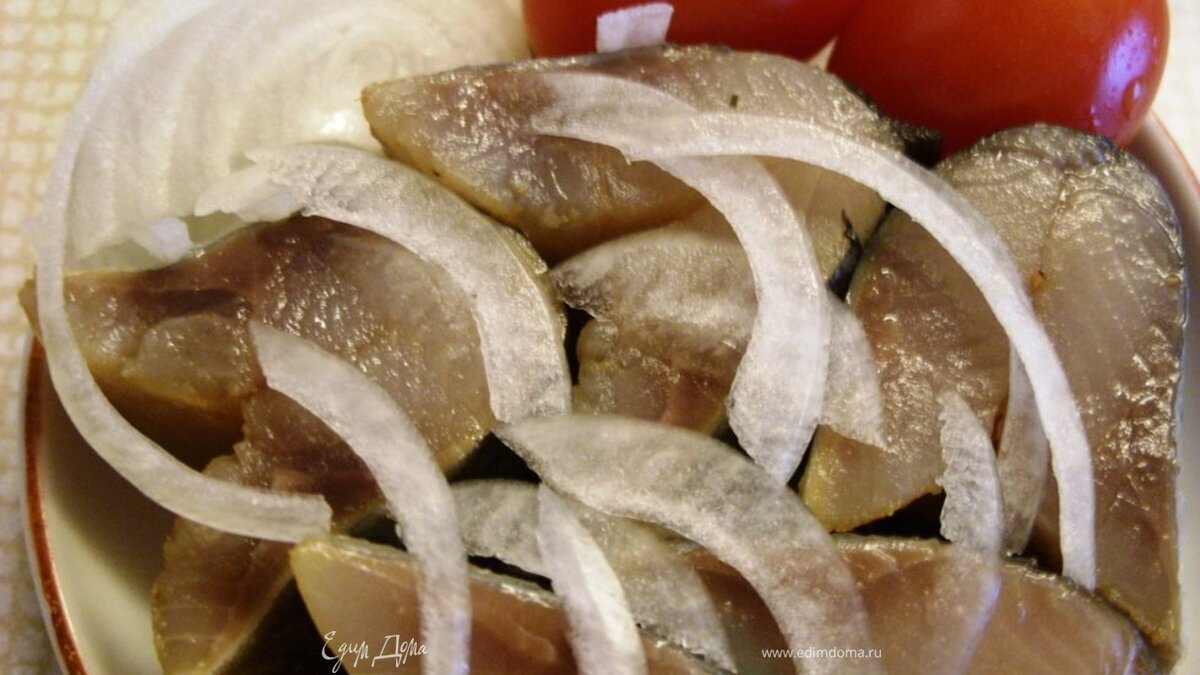 Солено-маринованная сельдь по-быстрому