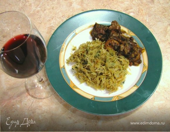 Капуста жареная