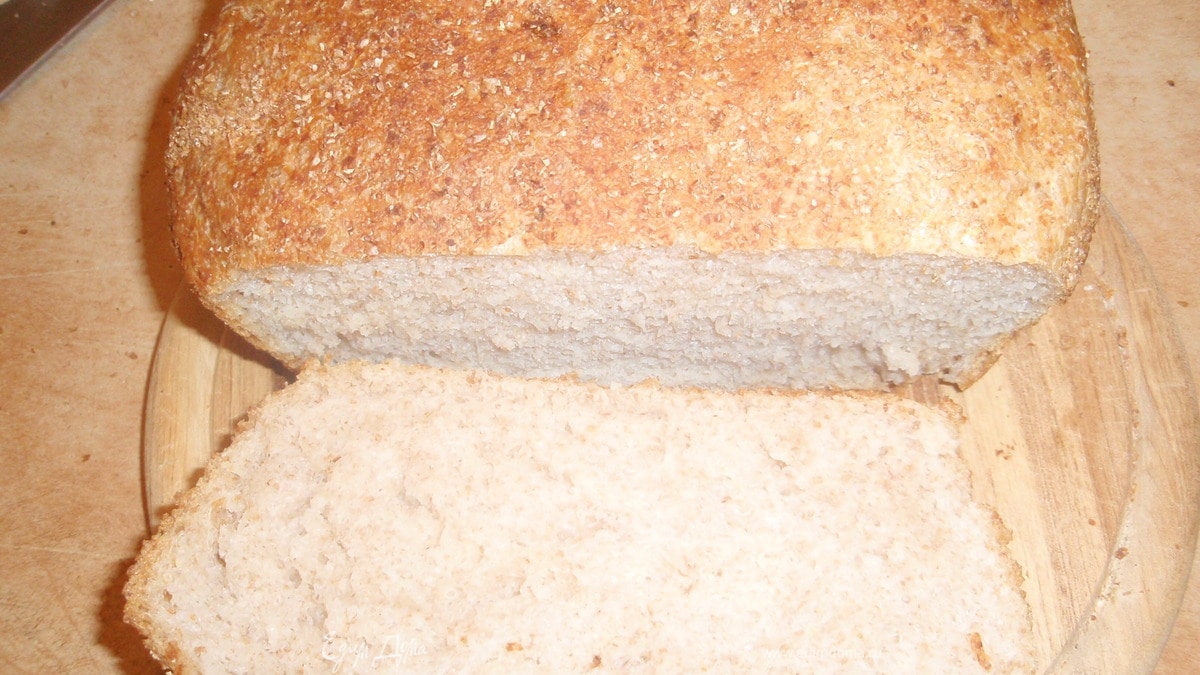 Домашний хлеб с цельнозерновой мукой