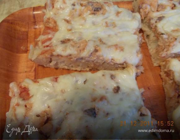 Пицца с рыбкой