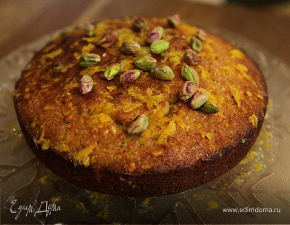 Ореховый пирог с апельсиновым сиропом Ореховый пирог с апельсиновым сиропом