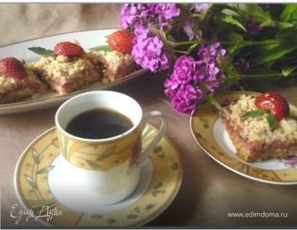 Два вида песочного печенья (С клубнично-ревеневой начинкой и творожно-клюквенное). Tescoma 