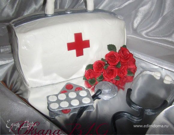 Торт "Для людей, которые спасают наши жизни" Торт "Для людей, которые спасают наши жизни"